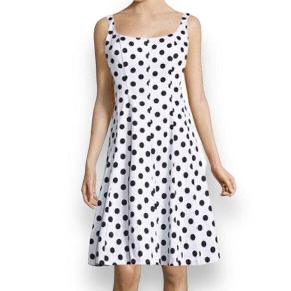 Chetta B Polka Dot Dress - Picture 1 of 12